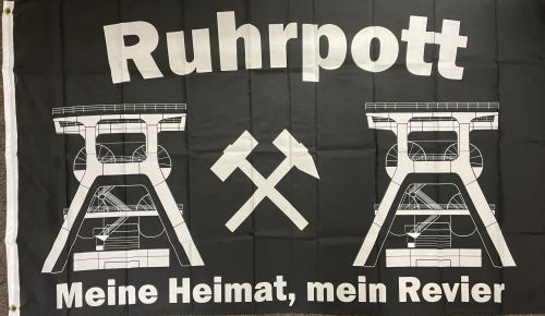 Ruhrpott meine Heimat mein Revier - preiswerte Alternative 150 x 90 cm - Q