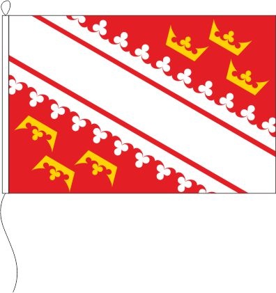 Elsass (Frankreich) 120 x 80 cm - Querformatflagge