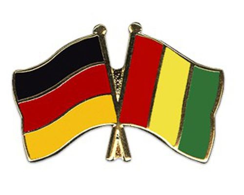 Deutschland -Guinea Anstecknadel