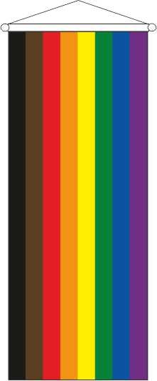 Alternative Regenbogen - Bannerfahne