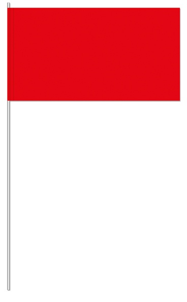 Farbe rot (1 VE = 50 Stück) - Papierfahnen