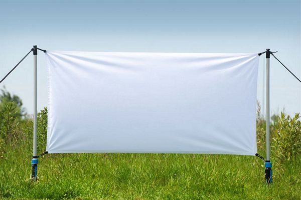 Logo Outdoor Clever Fix System mit Banner 300x100 cm Frontlit