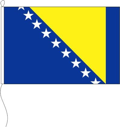 Bosnien-Herzegowina - Tischflagge 15 x 10 cm