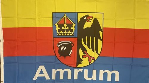 Amrum mit Schrift - preiswerte Alternative: 150 x 90 cm