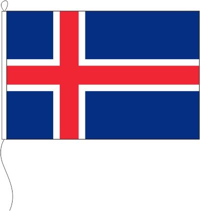 Island - Querformatflagge