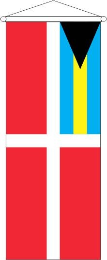 Bahamas Handeslflagge - Bannerfahne