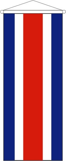 Costa Rica ohne Wappen Handelsflagge - Bannerfahne