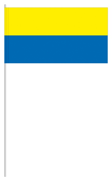 Farbe gelb/blau (1 VE = 50 Stück) - Papierfahnen