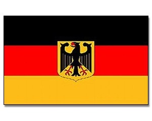 Bundesdienst / Deutschland mit Adler - preiswerte Alternative 90 x 60 cm