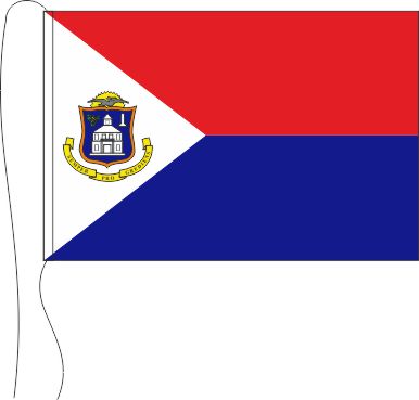 Sint Maarten - Tischflagge 25 x 15 cm