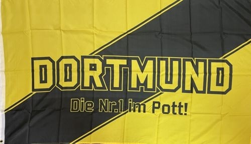 Dortmund die Nr. 1 im Pott Querbalken - preiswerte Alternative: 150 x 90 cm
