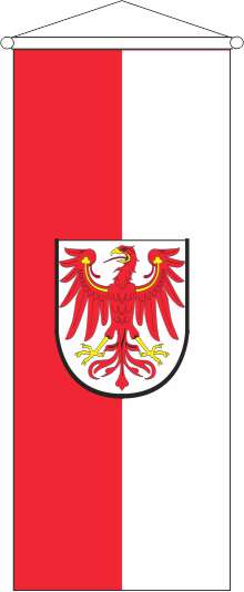Brandenburg mit Wappen - Bannerfahne