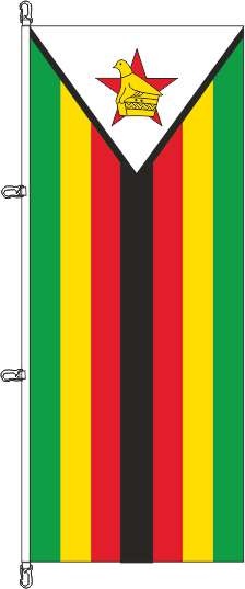Simbabwe - Hochformatflagge
