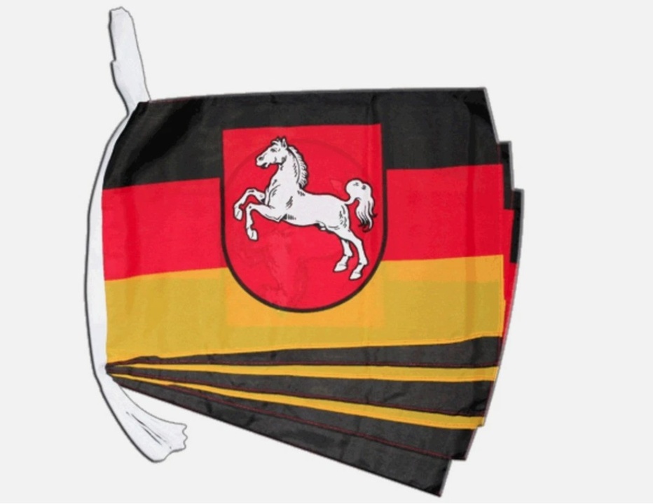 Niedersachsen Flaggenkette 6 Meter