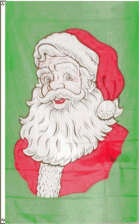 Weihnachtsmann Hochformat 2 - preiswerte Alternative: 150 x 90 cm