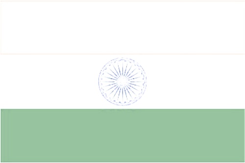 Indien - Autofahne