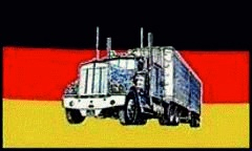 Deutschland mit LKW - preiswerte Alternative: 150 x 90 cm