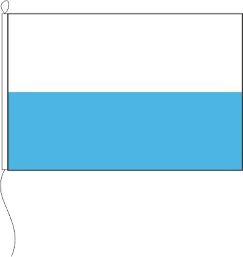 San Marino ohne Wappen - mit Zwischennaht - Querformatflagge