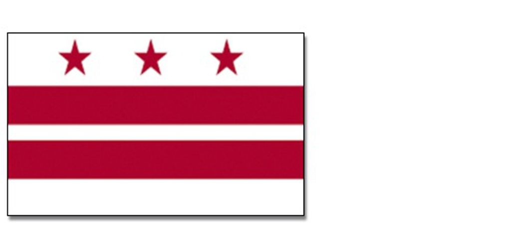 District of Columbia (USA) - preiswerte Alternative: 150 x 90 cm