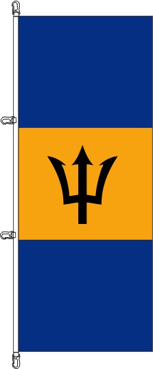 Barbados - Hochformatflagge