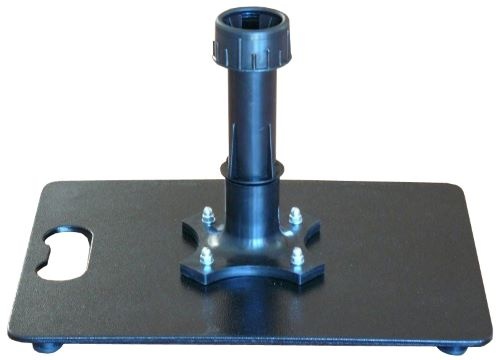 Bodenplatte Metall 6 kg mit Kunststoffrotator