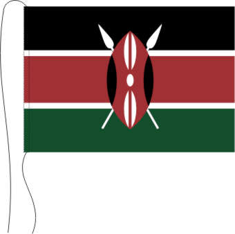 Kenia - Tischflagge 25 x 15 cm