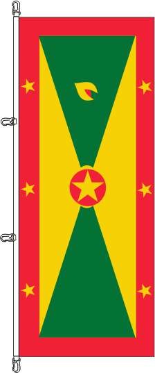 Grenada - Hochformatflagge