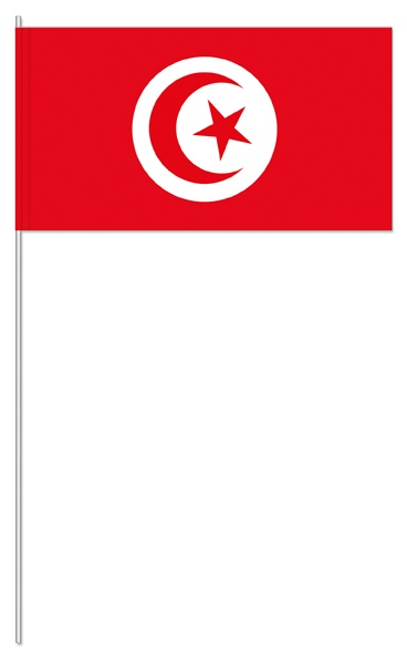 Tunesien (1 VE = 50 Stück) - Papierfahnen