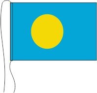 Palau - Tischflagge 25 x 15 cm