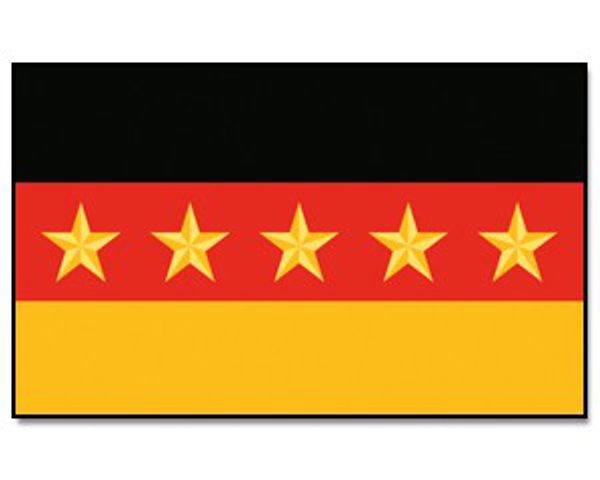 Deutschland 5 Sterne - preiswerte Alternative: 150 x 90 cm