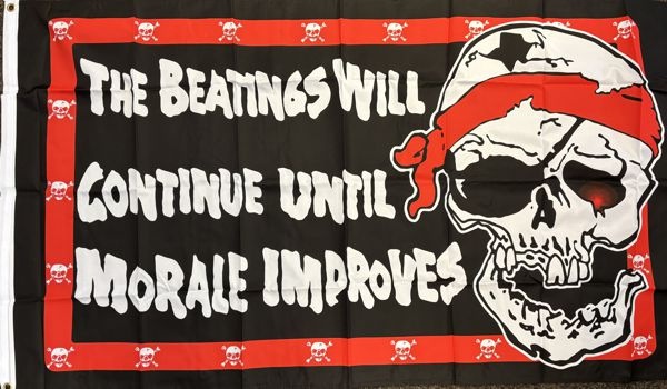 Totenkopf Beatings - preiswerte Alternative: 150 x 90 cm