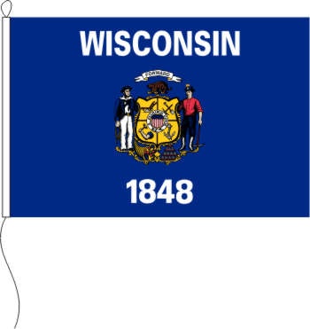 Wisconsin (USA) - Querformatflagge