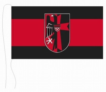 Sudetenland mit Wappen - Tischflagge 25 x 15 cm