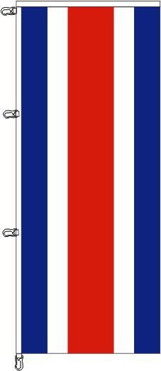 Costa Rica ohne Wappen Handelsflagge - Auslegerflagge
