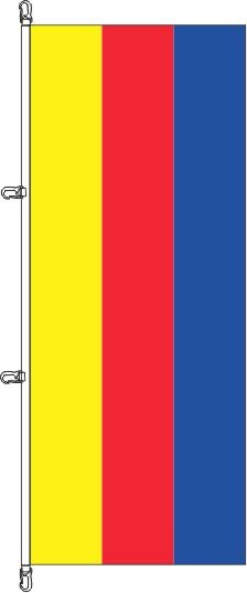 Emden ohne Wappen - Hochformatflagge