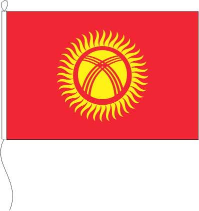 Kirgistan - Querformatflagge
