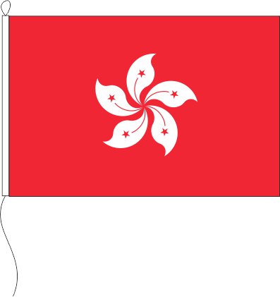 Hongkong - Querformatflagge