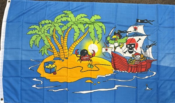 Piratenboot - preiswerte Alternative: 150 x 90 cm