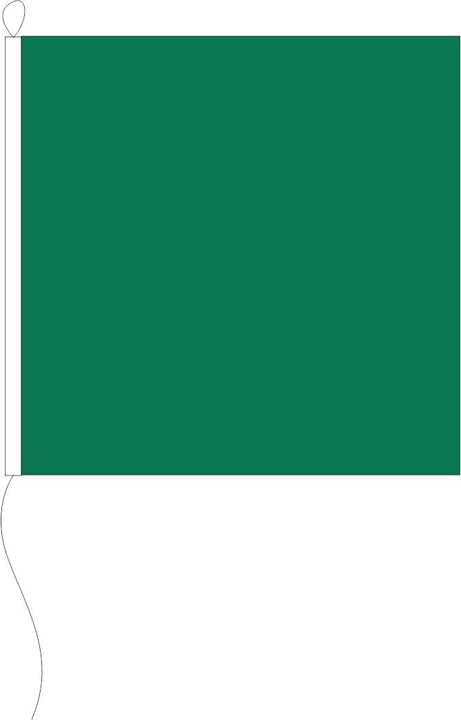 Farbe grün - Schnäppchen - Querformatflagge
