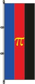 Polyamorie Pride - Hochformatflagge