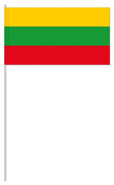 Litauen (1 VE = 50 Stück) - Papierfahnen