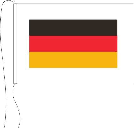 Lotsenflagge schwarz/rot/gold