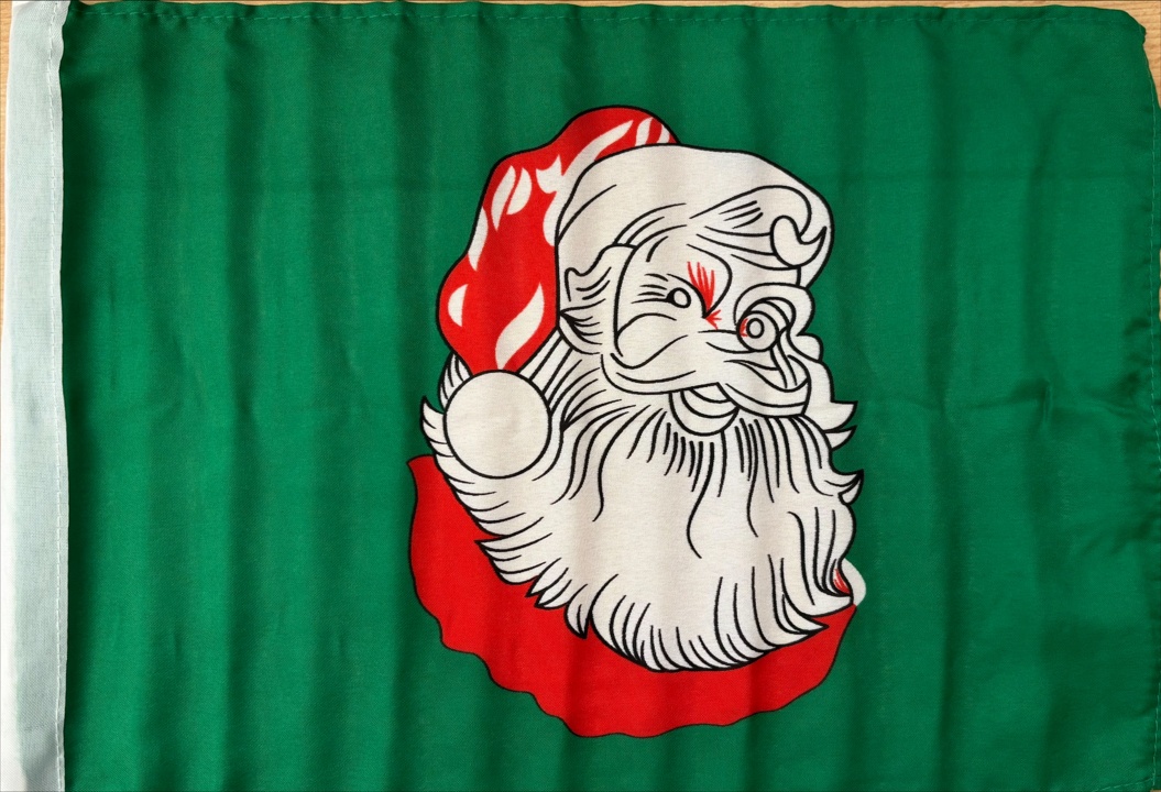 Weihnachtsmann - Autofahne