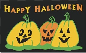 Happy Halloween - preiswerte Alternative: 150 x 90 cm