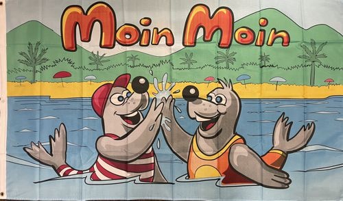 Moin Moin Urlaub - preiswerte Alternative: 150 x 90 cm