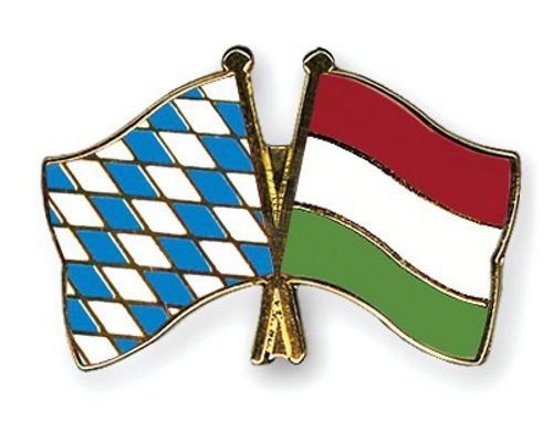 Bayern - Ungarn Anstecknadel