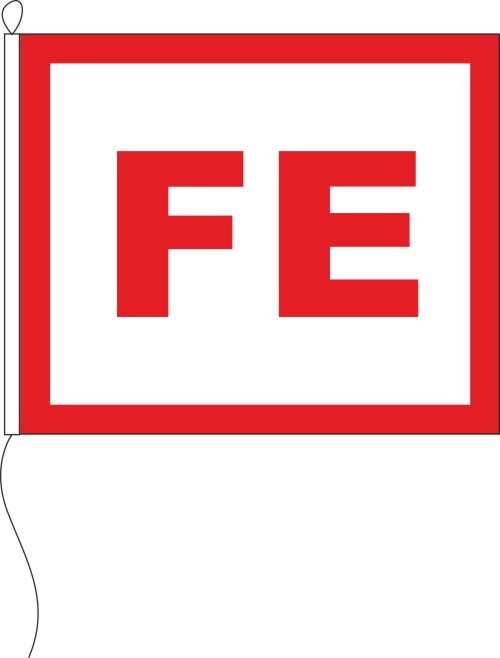 Fire Locker FE Feuerwehrschrank/Brandschutzschrank - Signalflagge