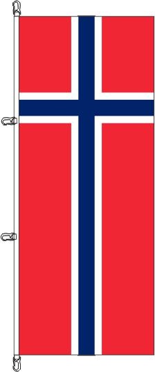 Norwegen - Hochformatflagge