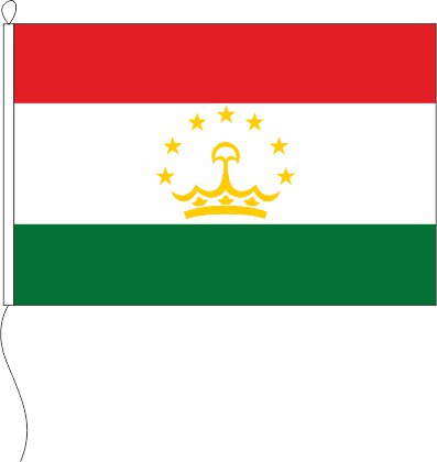 Tadschikistan - mit Zwischennaht - Querformatflagge