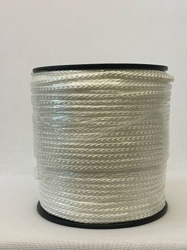 Flaggenleine 8 mm Ø / 8er Geflecht weiß 200 m Polypropylen